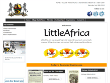 Tablet Screenshot of littleafrica.com